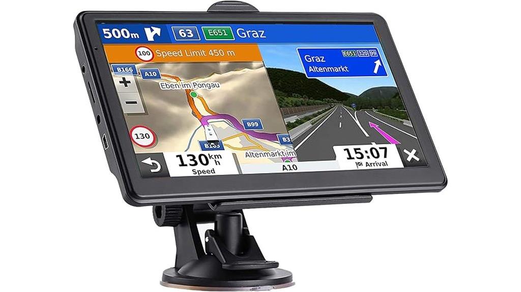 7 inch vehicle gps system