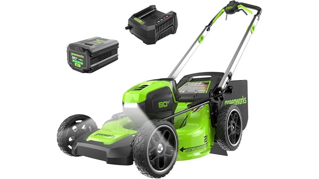 80v cordless lawn mower