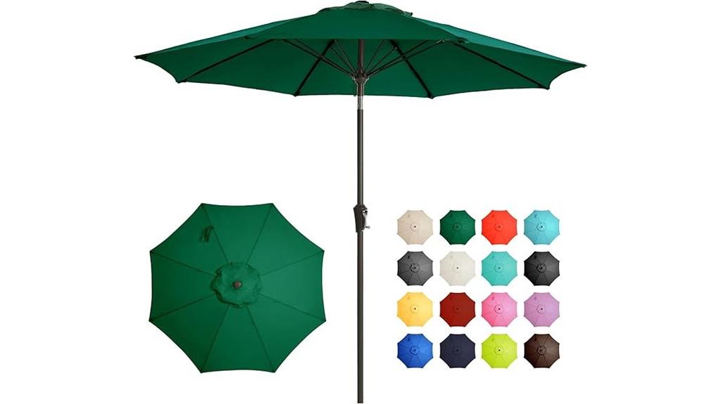 9 foot tilt umbrella