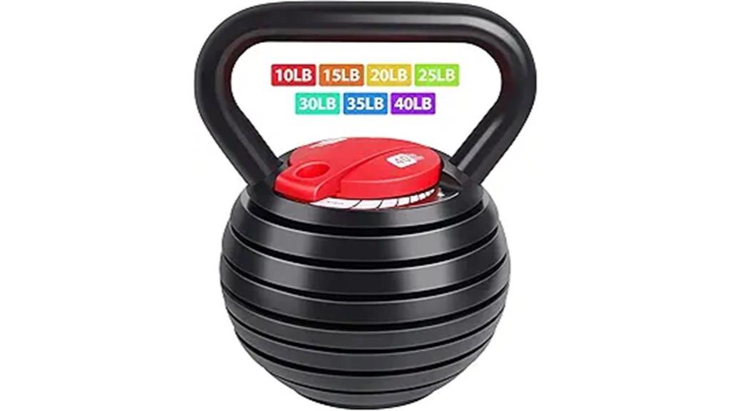 adjustable cast iron kettlebell