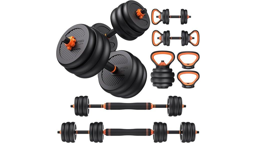 adjustable dumbbells free weights