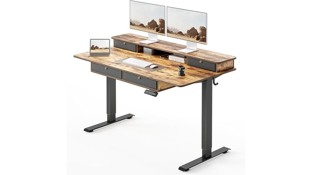 adjustable electric desk
