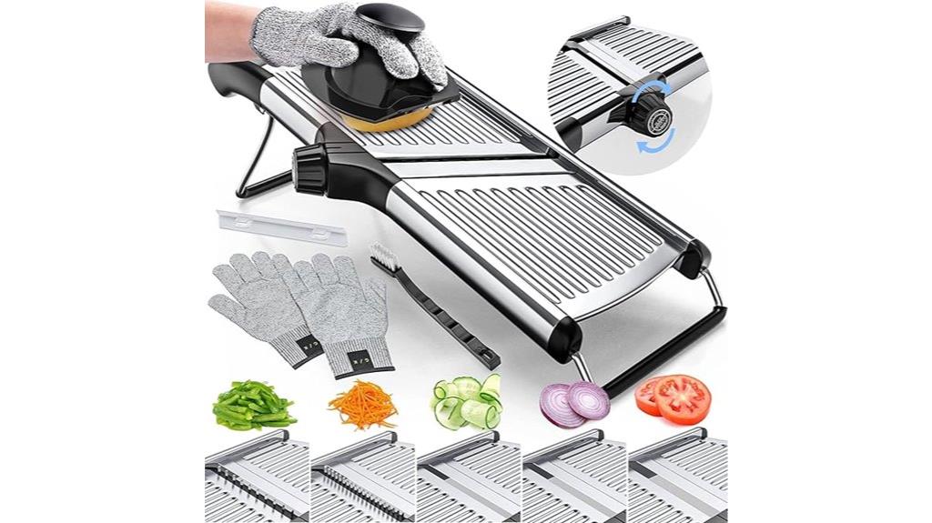 adjustable mandoline food slicer