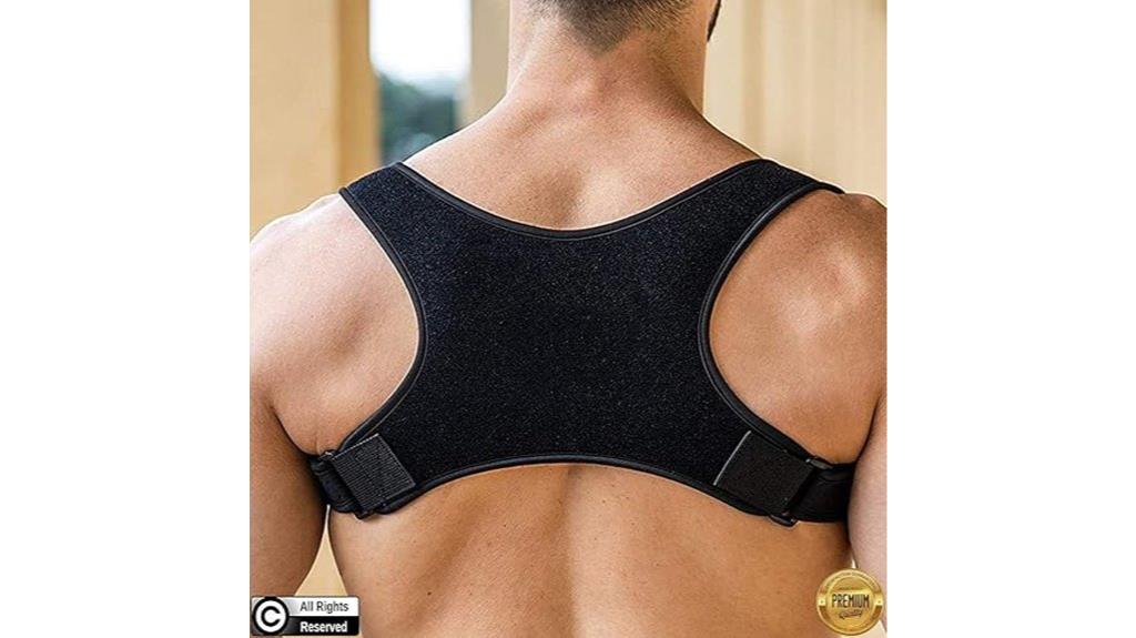 adjustable men s posture brace