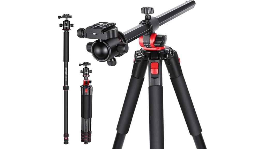 adjustable tripod with monopod