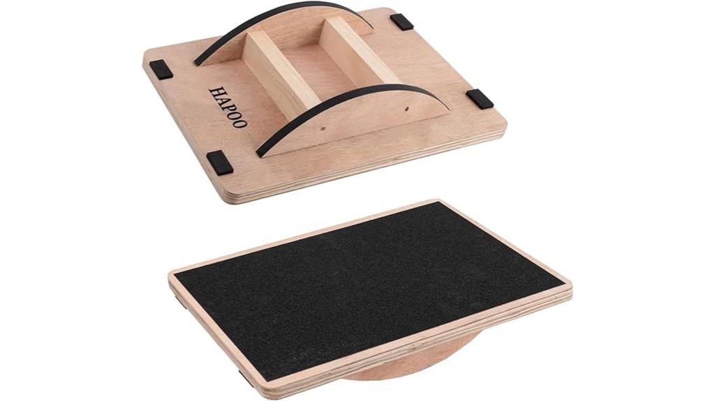 adult wooden wobble board