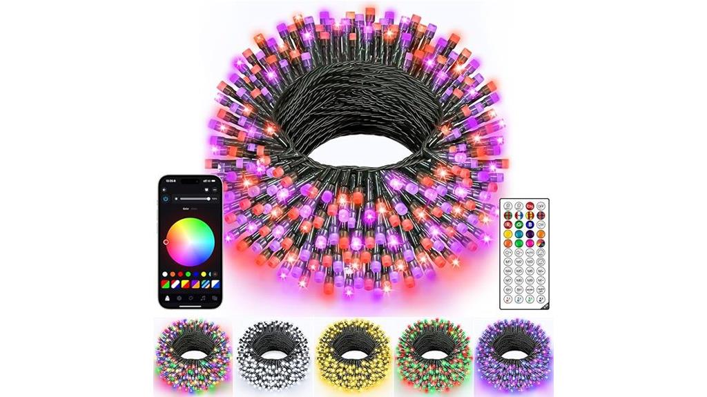 app controlled christmas lighting