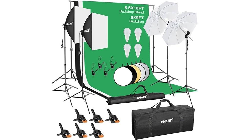 backdrop lighting support system