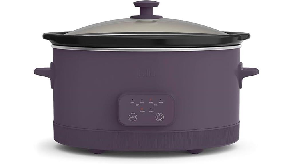 bella 6 quart slow cooker