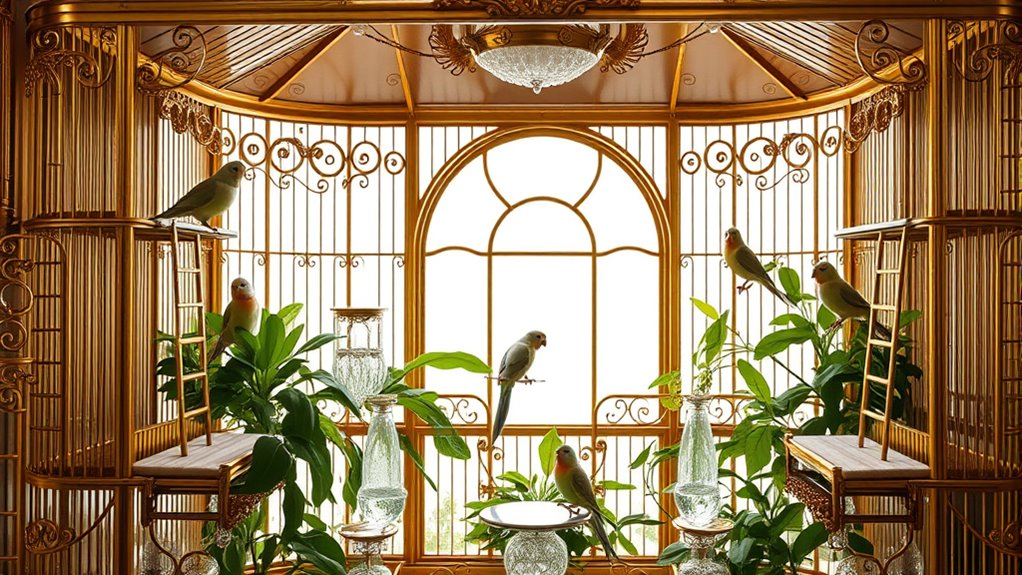 bird cage safety and convenience