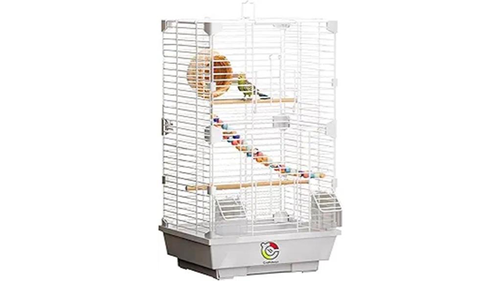 bird cage with ladder