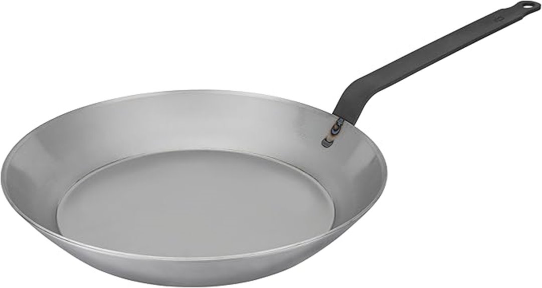 black carbon steel pan