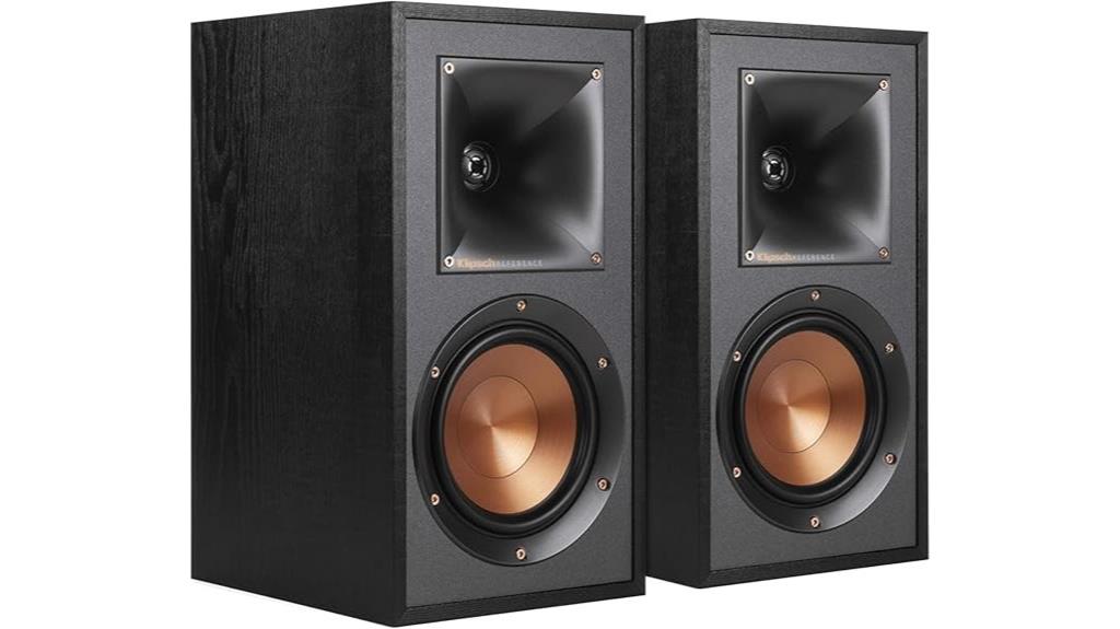 black klipsch r 51m speakers