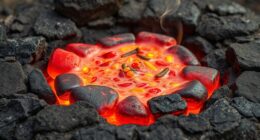 boiling food on rocks