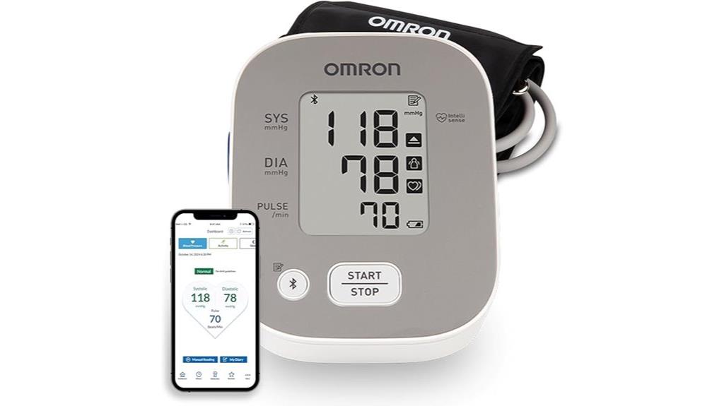 bronze omron bp monitor