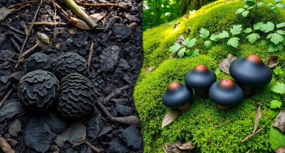 burned vs natural morels