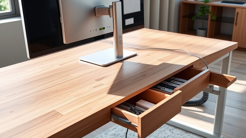 cable management and adjustability