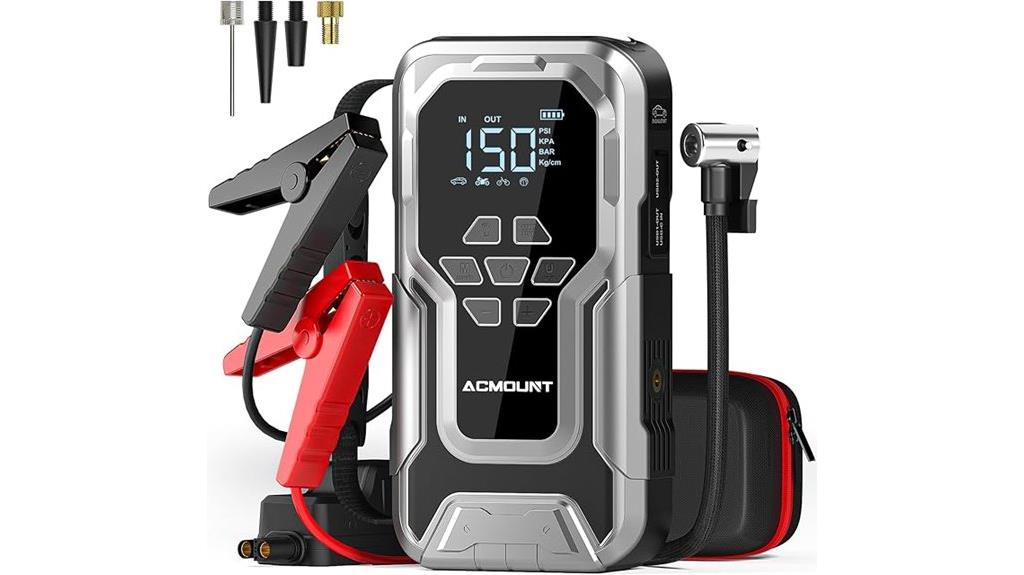 car jump starter compressor