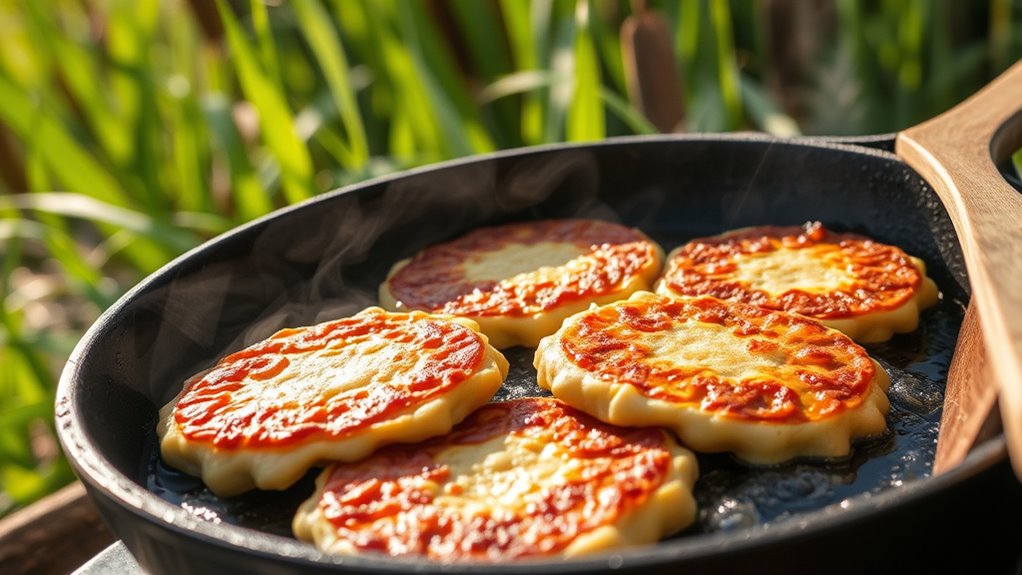 cattail rhizome pancakes recipe