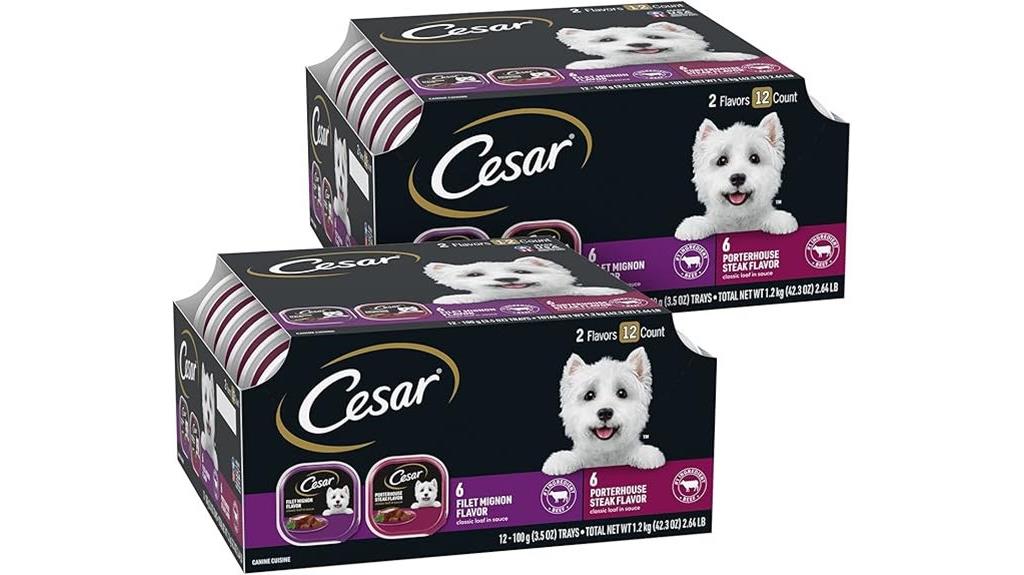 cesar wet dog food