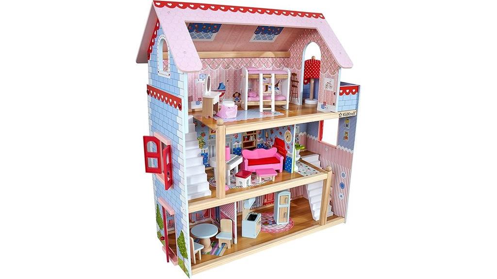 child s dollhouse with accessories