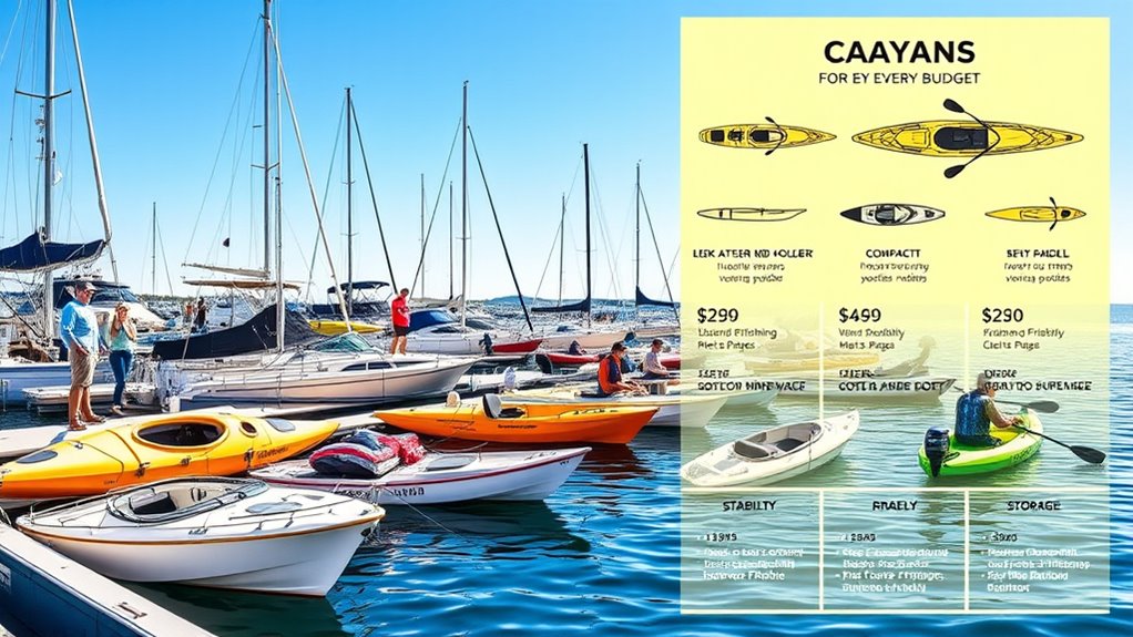 choosing affordable stable kayak gear
