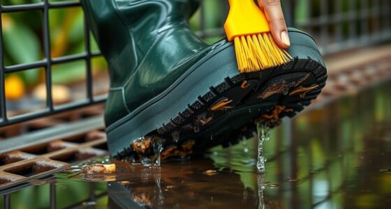 cleaning soles to prevent invasives