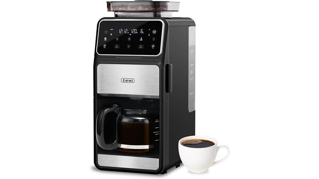 coffee maker with grinder