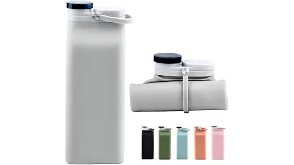 collapsible bpa free water bottle