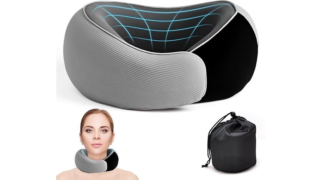 comfortable airplane travel pillow