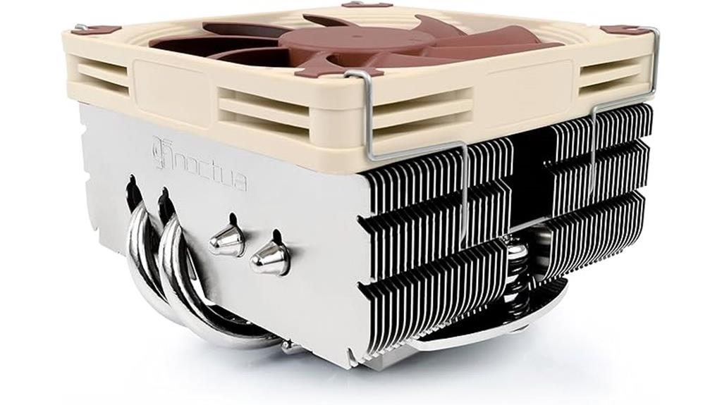 compact brown cpu cooler