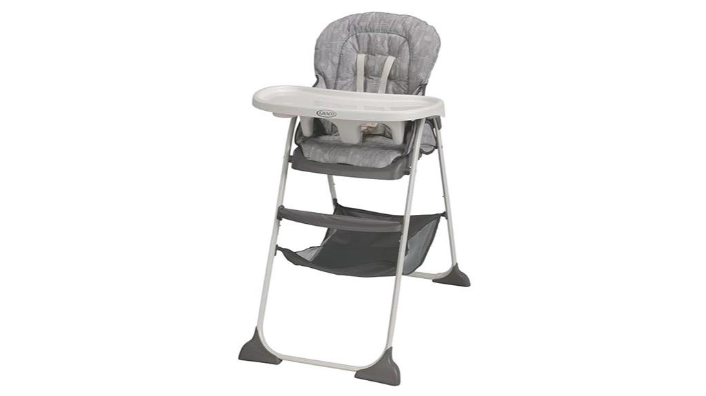compact lightweight baby high chair