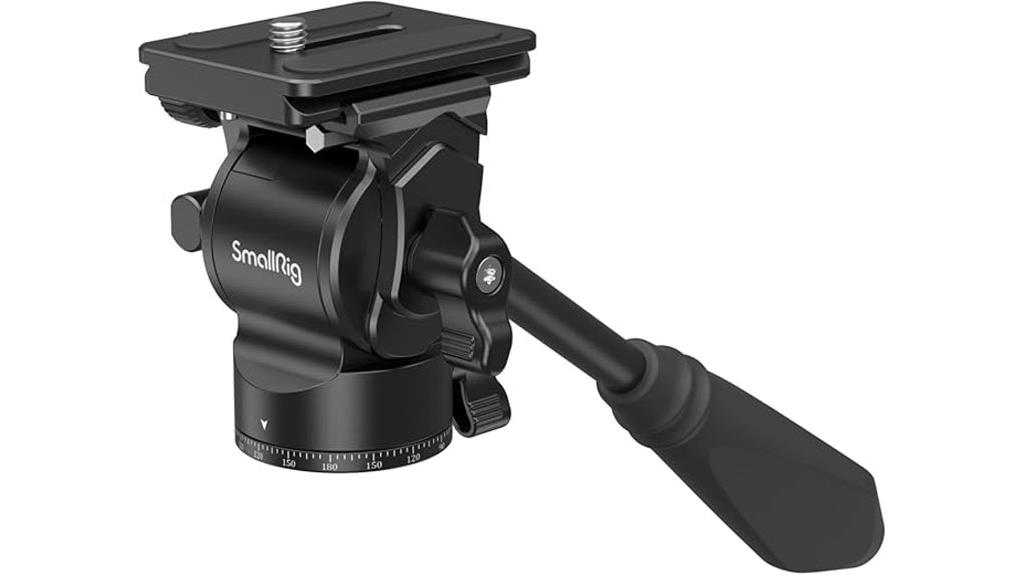 compact tripod head with quick release