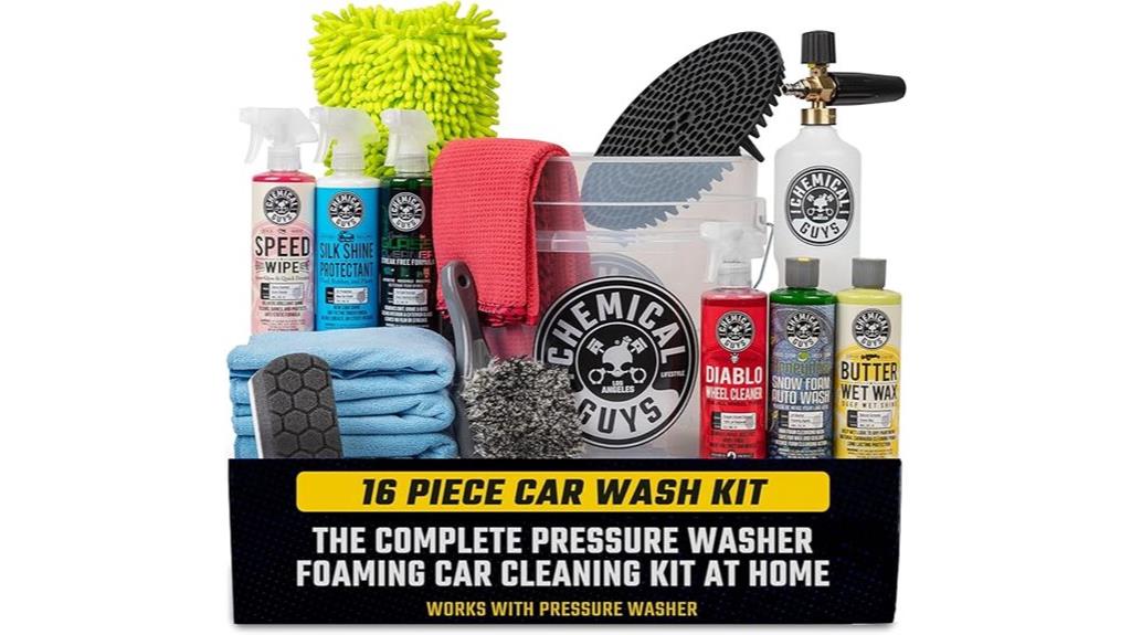 complete car cleaning set
