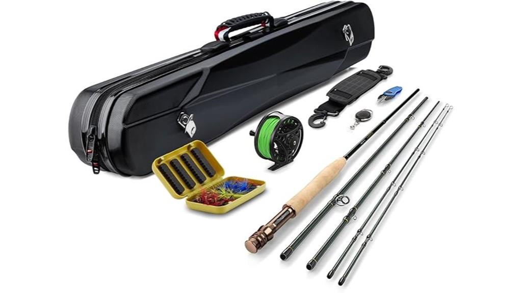 complete fly fishing set