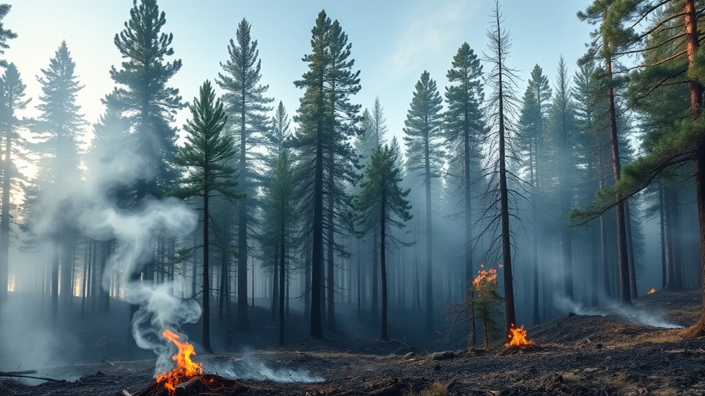 controlled low smoke prescribed burns