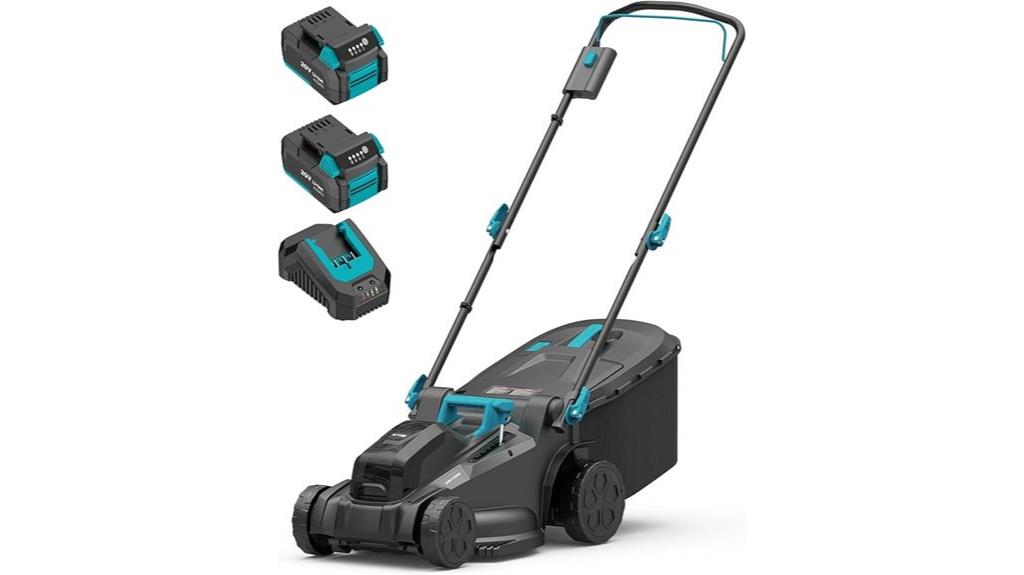 cordless battery lawn mower