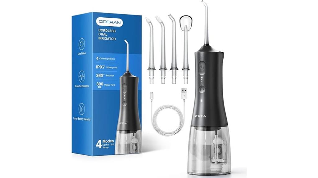 cordless rechargeable water flosser