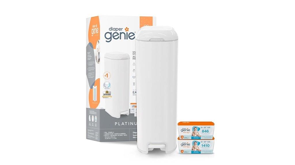 diaper genie platinum lily