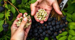 different preparations for elderflower and elderberry