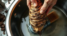 digging cleaning cooking burdock