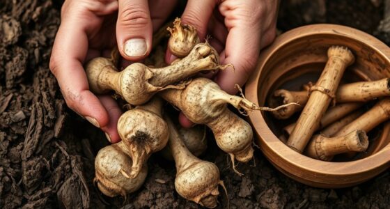 digging cleansing cooking burdock