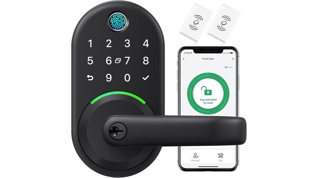 digital keypad fingerprint lock