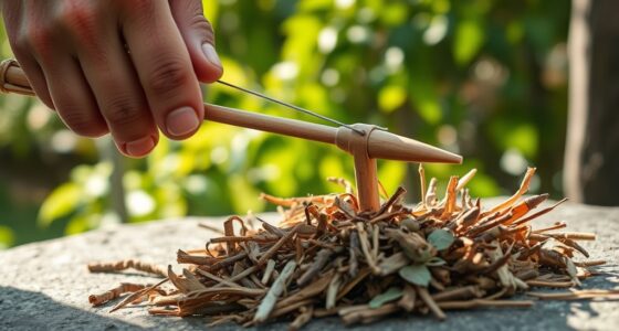 diy bow drill fire making