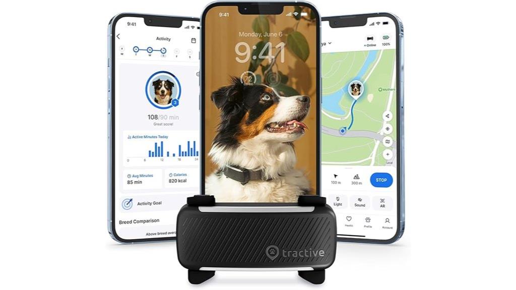 dog gps tracker with health features