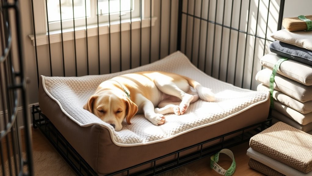dog orthopedic crate pads