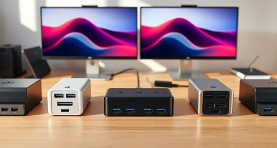 dual 4k usb c docks