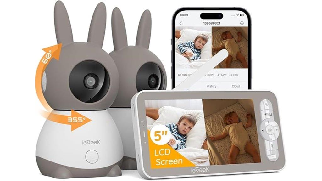 dual camera baby monitoring