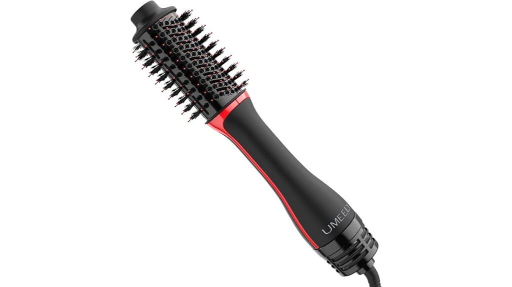 dual purpose hair dryer brush
