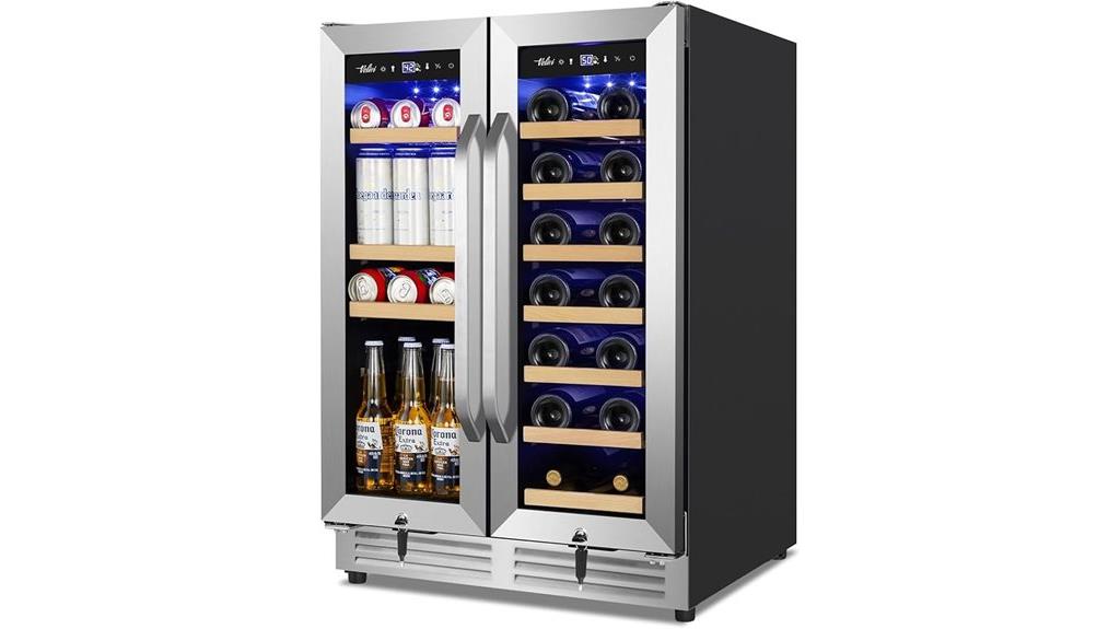dual zone wine cooler